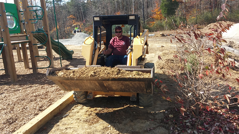 Landscape the Park worker